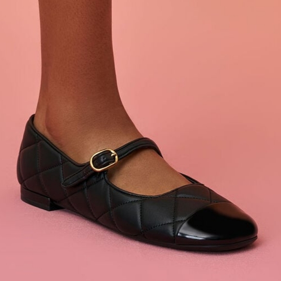 Charles & Keith Shoes - Charles & Keith Quilted Mary Janes 35